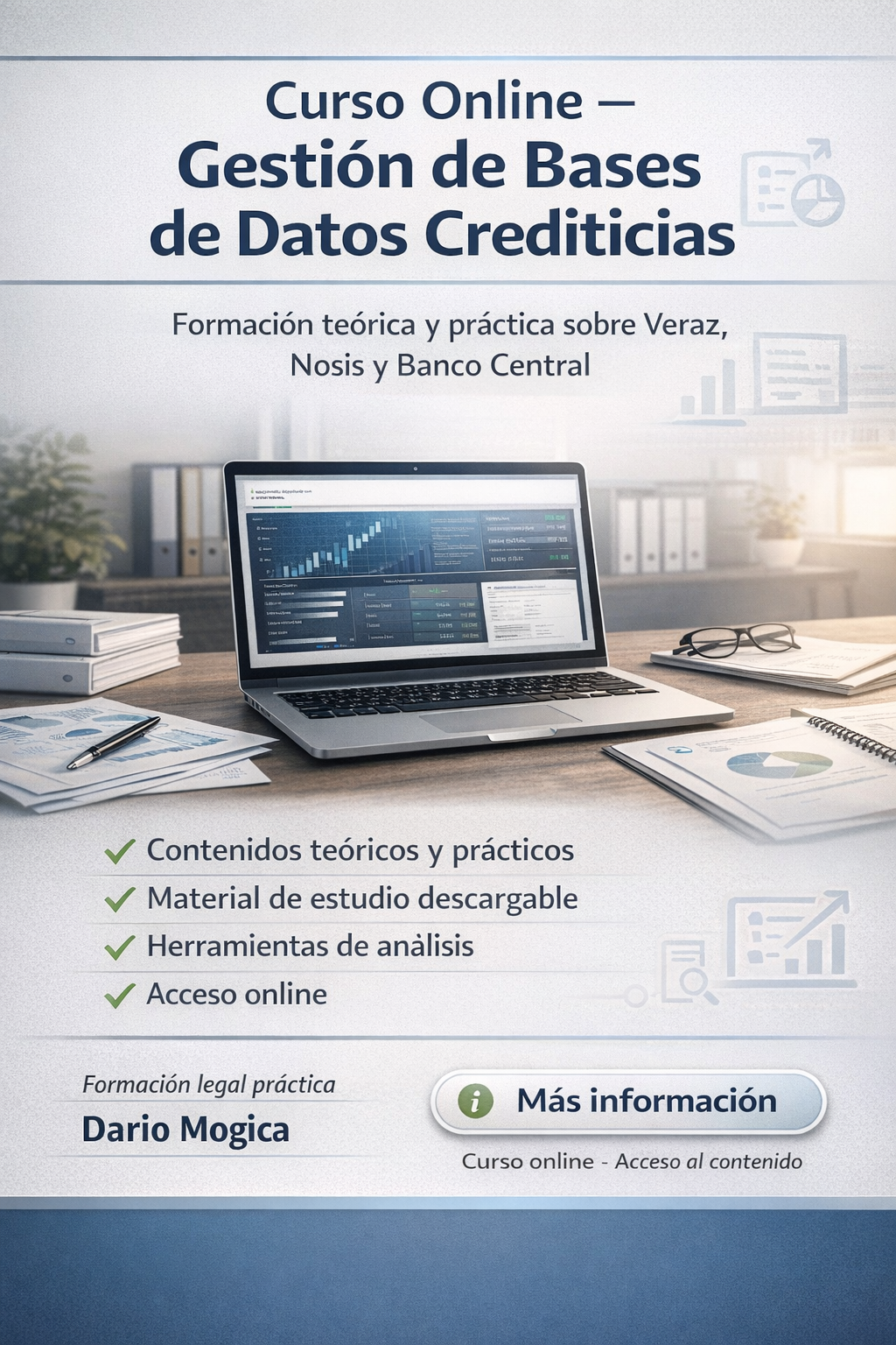 Taller Profesional de Veraz, Nosis y BCRA – Teoría + Práctica